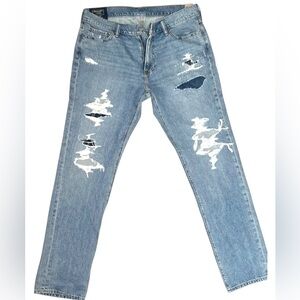 Men’s Abercrombie & Fitch Distressed Slim Jeans NTW